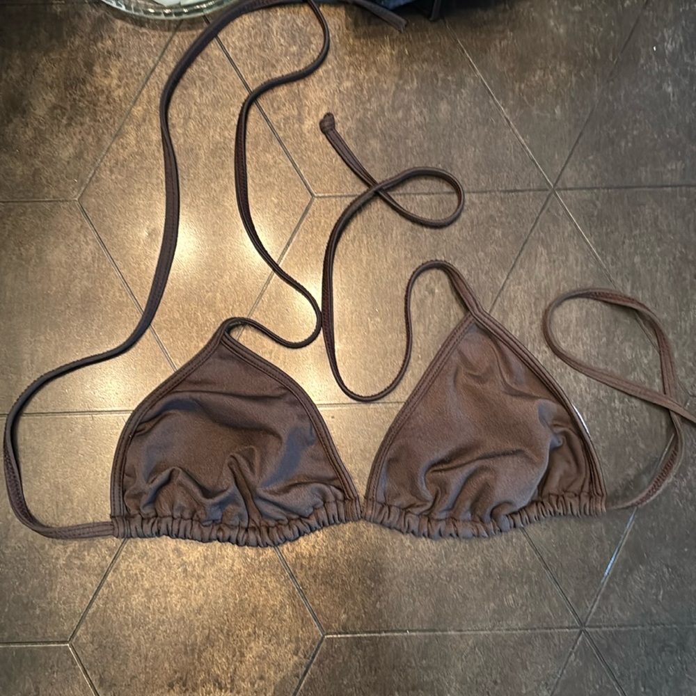 Mods Express Brown Triangle bikini top